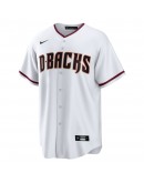 Arizona Diamondbacks Nike Home Blank Replica Jersey - White