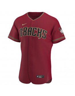 Arizona Diamondbacks Nike Alternate Authentic Team Jersey - Crimson