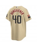 Madison Bumgarner Arizona Diamondbacks Nike City Connect Replica Player Jersey - Sand