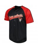 Arizona Diamondbacks Stitches Team Button-Down Raglan Replica Jersey - Red