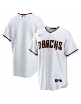 Arizona Diamondbacks Nike Home Blank Replica Jersey - White