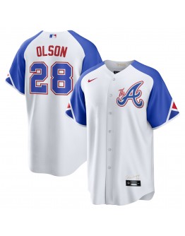 Matt Olson Atlanta Braves Nike 2023 City Connect Replica Player Jersey - White