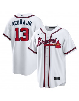 Ronald Acuna Jr. Atlanta Braves Nike Home Replica Player Name Jersey - White