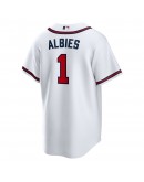 Ozzie Albies Atlanta Braves Nike Home Replica Player Name Jersey - White