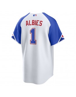 Ozzie Albies Atlanta Braves Nike 2023 City Connect Replica Player Jersey - White