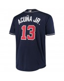 Ronald Acuna Jr. Atlanta Braves Big & Tall Replica Player Alternate Jersey - Navy