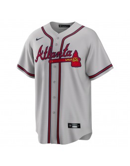 Ronald Acuna Jr. Atlanta Braves Nike Road Replica Player Name Jersey - Gray