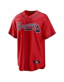 Atlanta Braves Nike Alternate Replica Team Jersey - Red