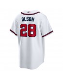 Matt Olson Atlanta Braves Nike Home Replica Player Jersey - White