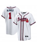 Ozzie Albies Atlanta Braves Nike Home Replica Player Name Jersey - White