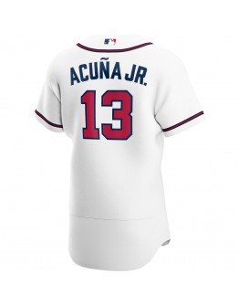 Ronald Acuna Jr. Atlanta Braves Nike Home Authentic Player Jersey - White