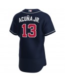 Ronald Acuna Jr. Atlanta Braves Nike Alternate Authentic Player Jersey - Navy