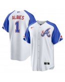 Ozzie Albies Atlanta Braves Nike 2023 City Connect Replica Player Jersey - White