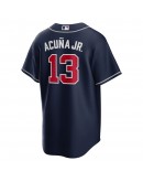 Ronald Acuna Jr. Atlanta Braves Nike Alternate Replica Player Name Jersey - Navy