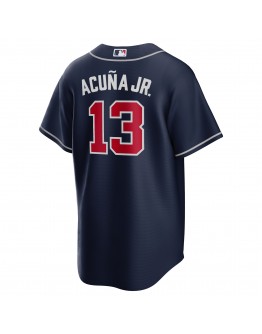 Ronald Acuna Jr. Atlanta Braves Nike Alternate Replica Player Name Jersey - Navy