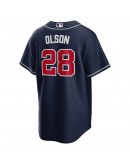 Matt Olson Atlanta Braves Nike Alternate Replica Player Jersey - Navy