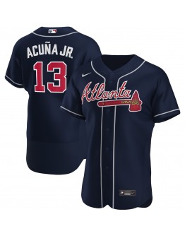 Ronald Acuna Jr. Atlanta Braves Nike Alternate Authentic Player Jersey - Navy