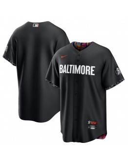  Baltimore Orioles Nike 2023 City Connect Replica Jersey - Black