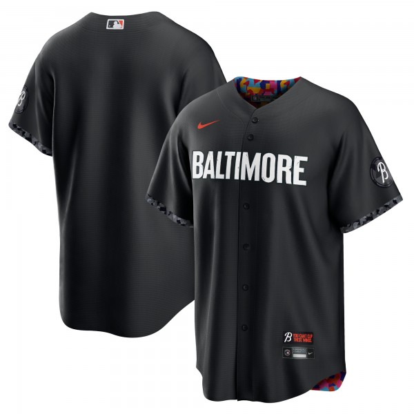  Baltimore Orioles Nike 2023 City Connect Replica Jersey - Black