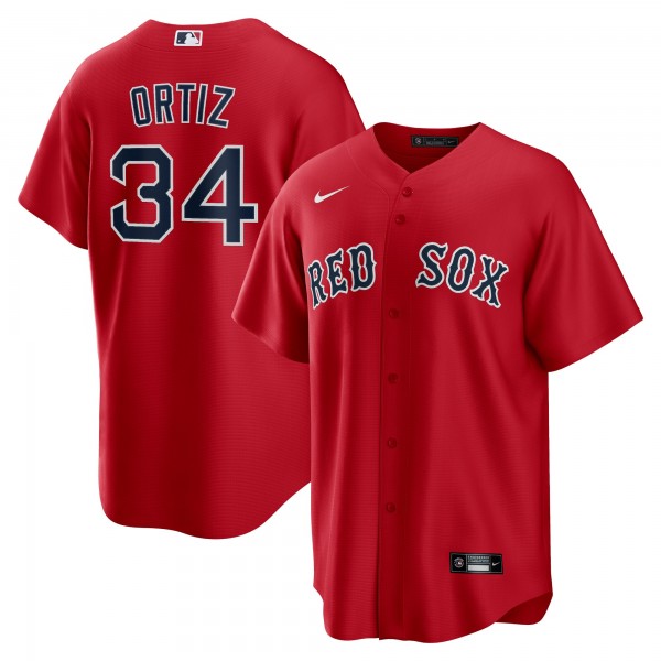 David Ortiz Boston Red Sox Nike Alternate Replica Player Jersey - Red