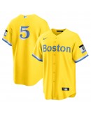 Enrique Hernandez Boston Red Sox Nike City Connect Replica Player Jersey - Gold/Light Blue