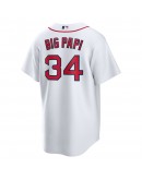 David Ortiz Boston Red Sox Nike Big Papi Replica Jersey - White