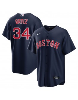 David Ortiz Boston Red Sox Nike Alternate Replica Player Jersey - Navy