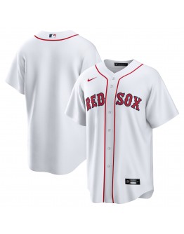 Boston Red Sox Nike Home Blank Replica Jersey - White