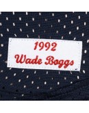 Mitchell & Ness Wade Boggs Boston Red Sox 1992 Authentic Cooperstown Collection Batting Practice Jersey - Navy Blue