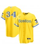 David Ortiz Boston Red Sox Nike Retired Player City Connect Replica Jersey - Gold