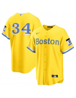 David Ortiz Boston Red Sox Nike Retired Player City Connect Replica Jersey - Gold