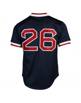 Mitchell & Ness Wade Boggs Boston Red Sox 1992 Authentic Cooperstown Collection Batting Practice Jersey - Navy Blue