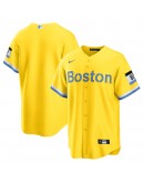 Boston Red Sox Nike City Connect Replica Jersey - Gold/Light Blue