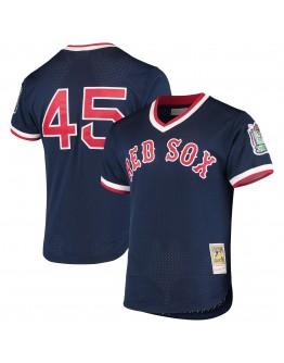 Pedro Martinez Boston Red Sox Mitchell & Ness 1999 Cooperstown Collection Mesh Batting Practice Jersey - Navy