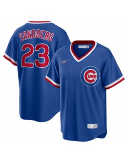 Ryne Sandberg Chicago Cubs Nike Road Cooperstown Collection Player Jersey - Royal