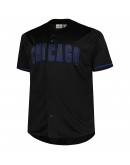 Chicago Cubs Big & Tall Pop Fashion Jersey - Black