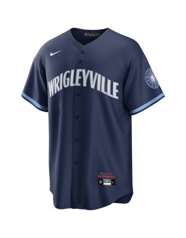 Chicago Cubs Nike City Connect Replica Jersey - Navy