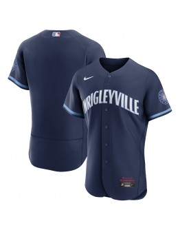 Chicago Cubs Nike City Connect Authentic Jersey - Navy