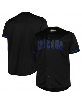 Chicago Cubs Big & Tall Pop Fashion Jersey - Black