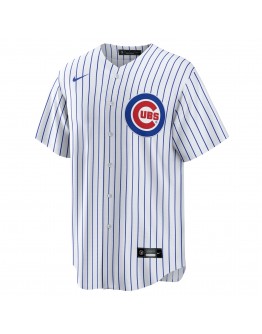 Dansby Swanson Chicago Cubs Nike Home Replica Player Jersey - White/Royal