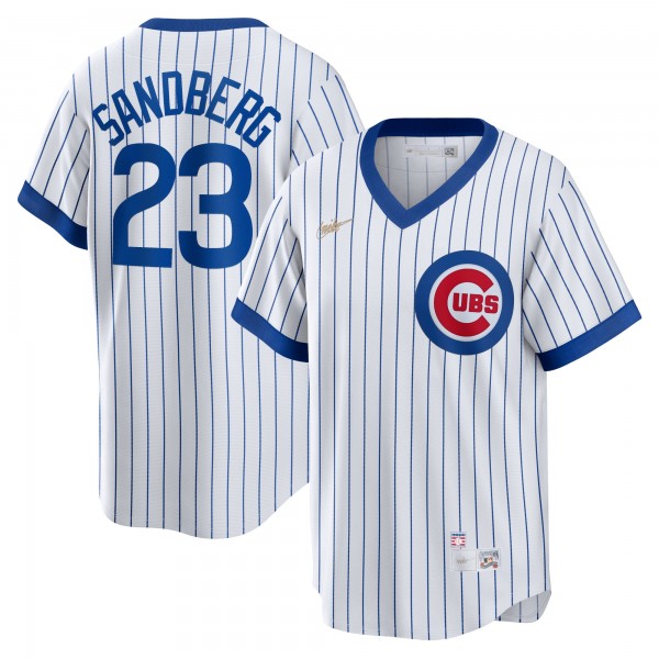 Ryne Sandberg Chicago Cubs Nike Home Cooperstown Collection Player Jersey - White