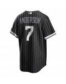 Tim Anderson Chicago White Sox Nike City Connect Replica Player Jersey - Black