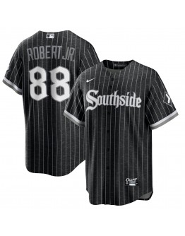 Luis Robert Chicago White Sox Nike City Connect Replica Player Jersey - Black