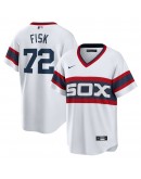 Carlton Fisk Chicago White Sox Nike Home Cooperstown Collection Team Player Jersey - White