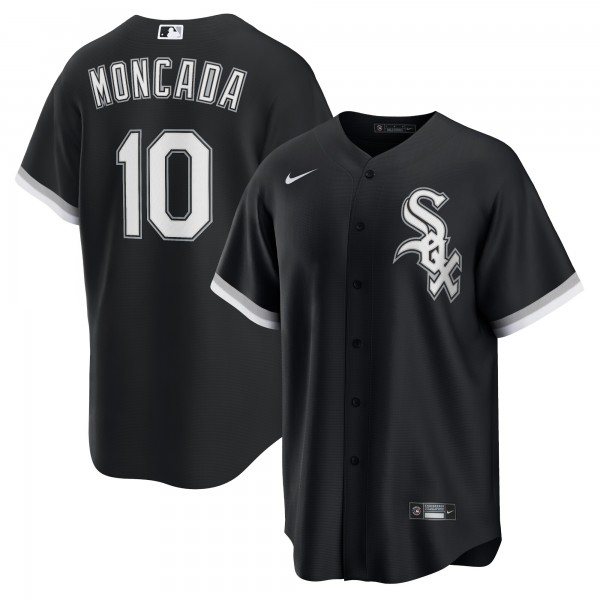 Yoan Moncada Chicago White Sox Nike Alternate Replica Player Name Jersey - Black