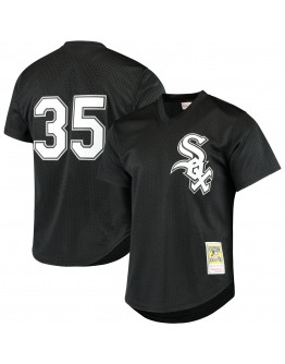 Frank Thomas Chicago White Sox Mitchell & Ness Cooperstown Mesh Batting Practice Jersey - Black