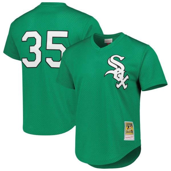 Frank Thomas Chicago White Sox Mitchell & Ness Cooperstown Collection Authentic St. Patrick's Day 1996 Batting Practice Jersey - Green