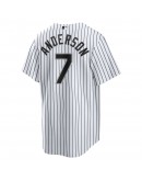 Tim Anderson Chicago White Sox Nike Home Replica Player Jersey - White/Black