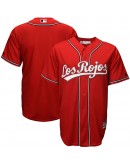 Cincinnati Reds Majestic Alternate Los Rojos Cool Base Jersey - Scarlet