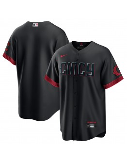  Cincinnati Reds Nike 2023 City Connect Replica Jersey - Black